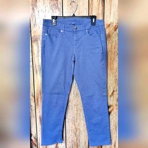 GAP Lavender Vintage Retro Premium Skinny Ankle Denim Jeans, Size 8 EUC